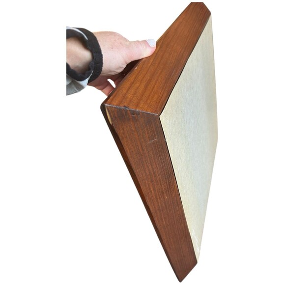 Margaret Keane A Little Kiss Big Eyes Boy Girl Framed MCM Vintage Art - Picture 12 of 16